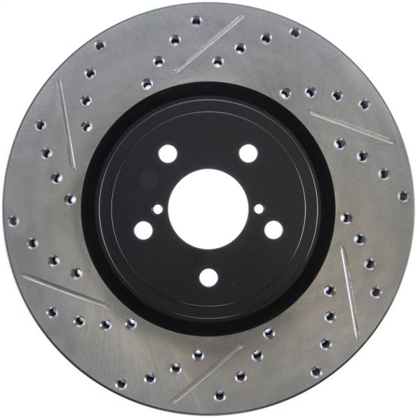 Stoptech - StopTech Sport Drilled/Slotted Brake Rotor Front Right 127.47024R