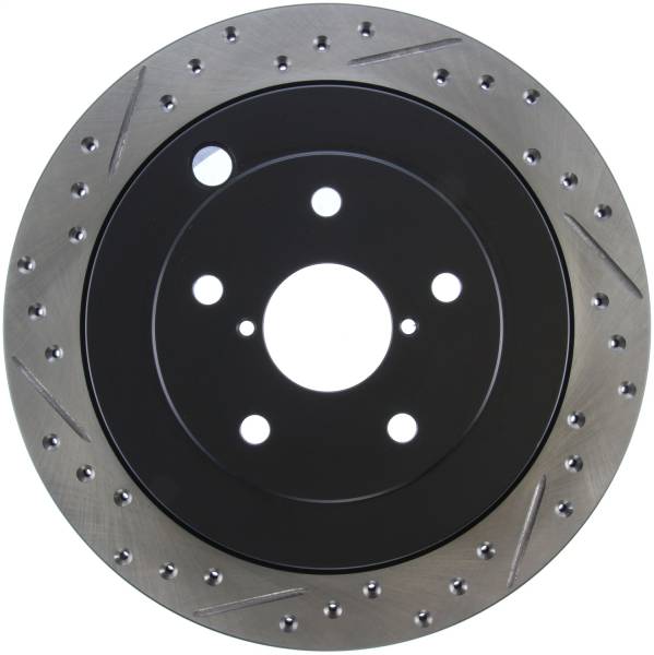 Stoptech - StopTech Sport Drilled/Slotted Brake Rotor Rear Right 127.47028R