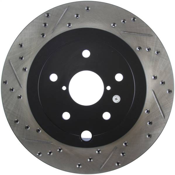 Stoptech - StopTech Sport Drilled/Slotted Brake Rotor Rear Right 127.47030R