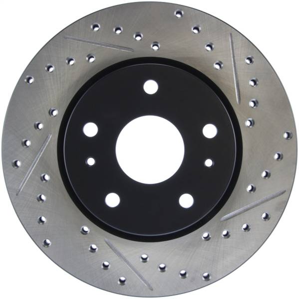 Stoptech - StopTech Sport Drilled/Slotted Brake Rotor Front Left 127.48012L