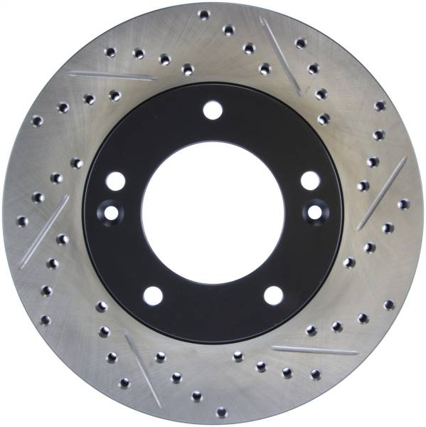 Stoptech - StopTech Sport Drilled/Slotted Brake Rotor Front Left 127.50008L