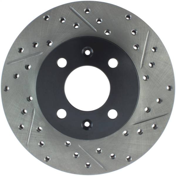 Stoptech - StopTech Sport Drilled/Slotted Brake Rotor Front Left 127.50015L