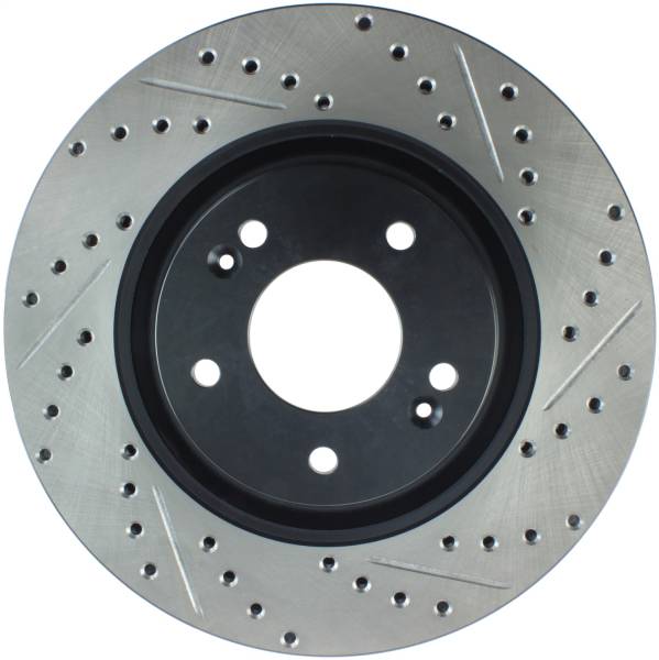 Stoptech - StopTech Sport Drilled/Slotted Brake Rotor Front Left 127.50028L