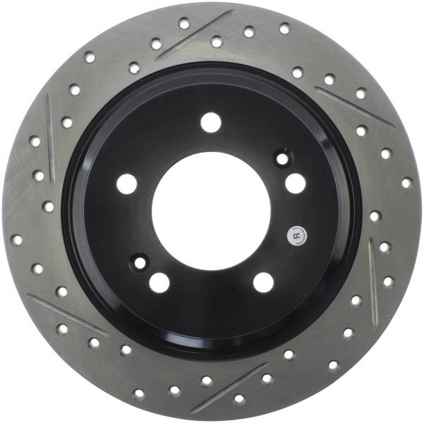 Stoptech - StopTech Sport Drilled/Slotted Brake Rotor Rear Right 127.50029R