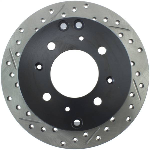 Stoptech - StopTech Sport Drilled/Slotted Brake Rotor Rear Right 127.51007R