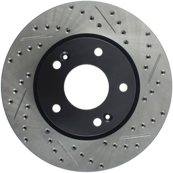 Stoptech - StopTech Sport Drilled/Slotted Brake Rotor Front Left 127.51015L