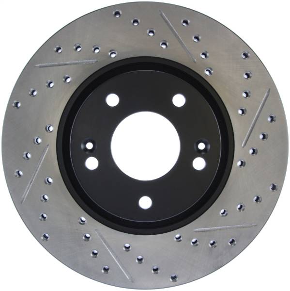 Stoptech - StopTech Sport Drilled/Slotted Brake Rotor Front Left 127.51020L