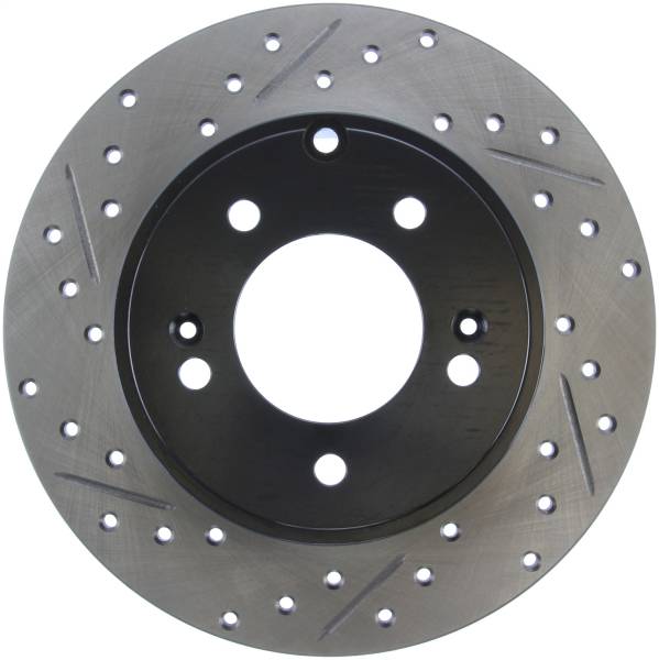 Stoptech - StopTech Sport Drilled/Slotted Brake Rotor Rear Right 127.51021R