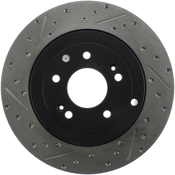 Stoptech - StopTech Sport Drilled/Slotted Brake Rotor Rear Right 127.51035R