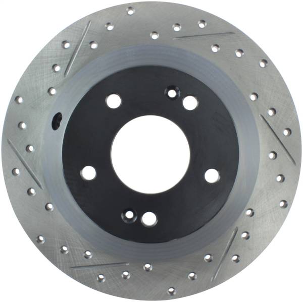 Stoptech - StopTech Sport Drilled/Slotted Brake Rotor; Rear Right