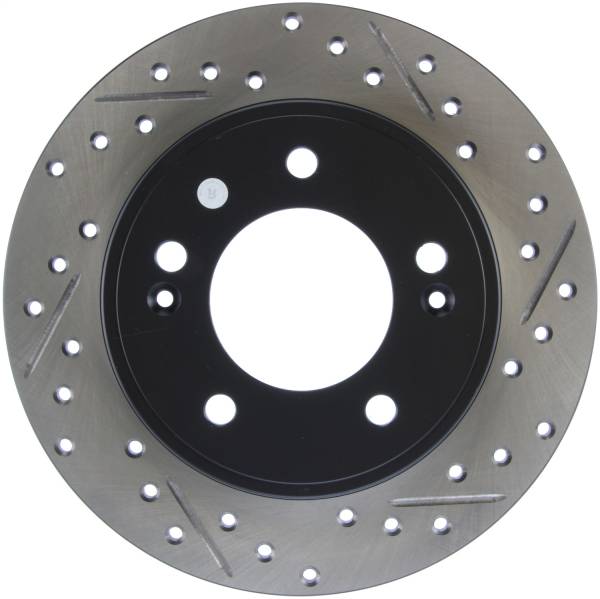 Stoptech - StopTech Sport Drilled/Slotted Brake Rotor Rear Left 127.51043L