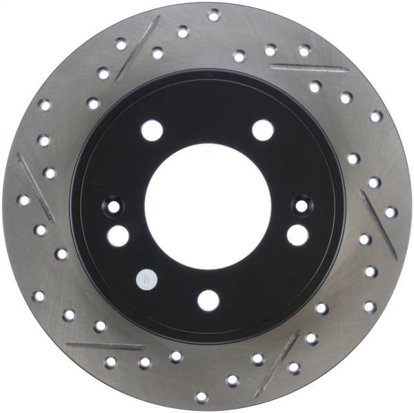 Stoptech - StopTech Sport Drilled/Slotted Brake Rotor Rear Right 127.51043R