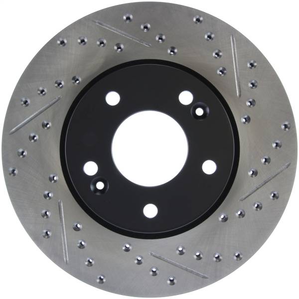 Stoptech - StopTech Sport Drilled/Slotted Brake Rotor Front Left 127.51044L