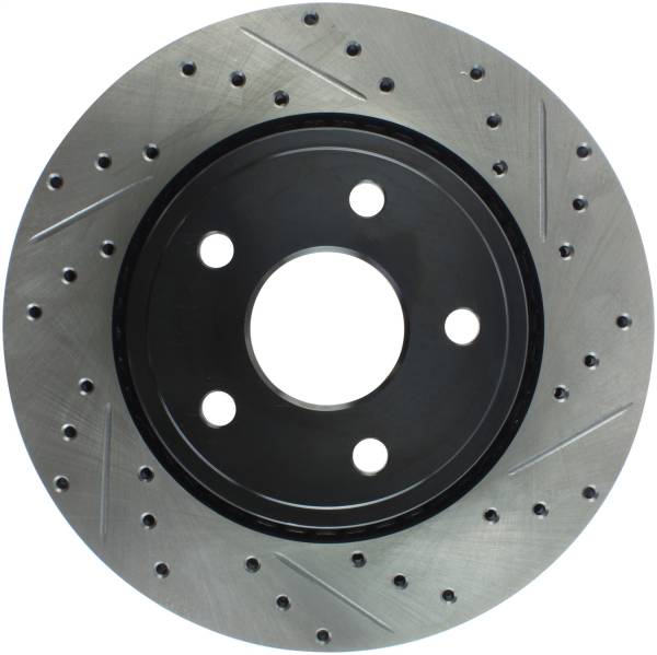 Stoptech - StopTech Sport Drilled/Slotted Brake Rotor Front Left 127.58001L