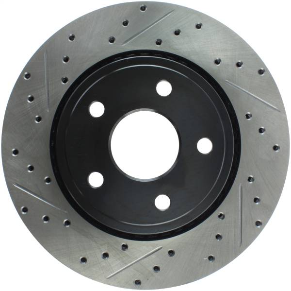 Stoptech - StopTech Sport Drilled/Slotted Brake Rotor Front Right 127.58001R