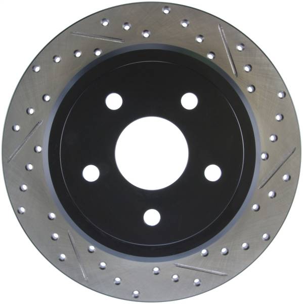 Stoptech - StopTech Sport Drilled/Slotted Brake Rotor Rear Left 127.58002L