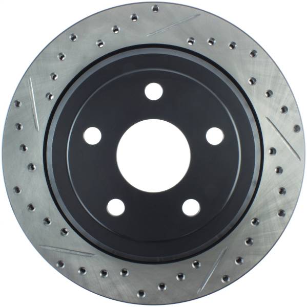 Stoptech - StopTech Sport Drilled/Slotted Brake Rotor Rear Right 127.58007R