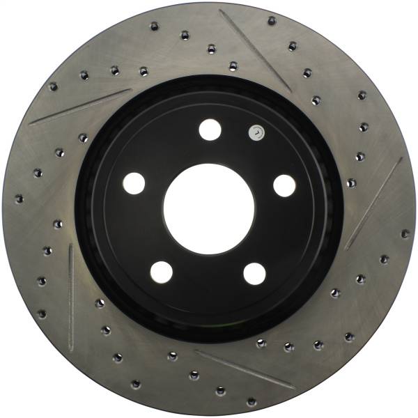 Stoptech - StopTech Sport Drilled/Slotted Brake Rotor Front Left 127.58008L