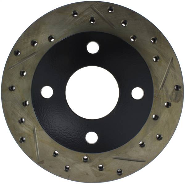 Stoptech - StopTech Sport Drilled/Slotted Brake Rotor Front Left 127.61001L