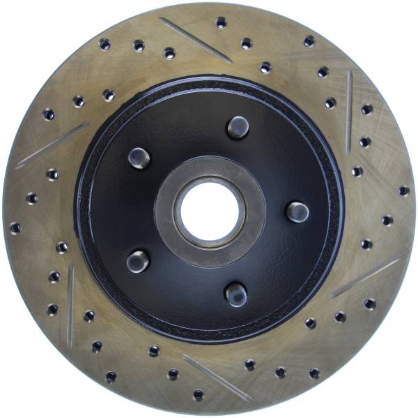 Stoptech - StopTech Sport Drilled/Slotted Brake Rotor Front Left 127.61003L