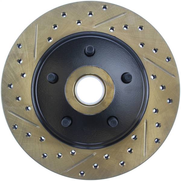 Stoptech - StopTech Sport Drilled/Slotted Brake Rotor Front Right 127.61018R