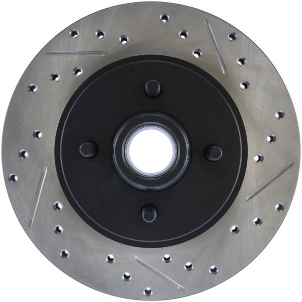 Stoptech - StopTech Sport Drilled/Slotted Brake Rotor Front Left 127.61026L