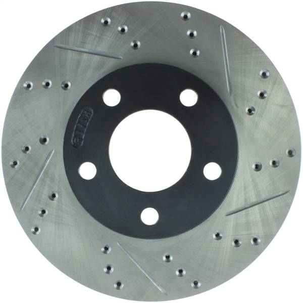 Stoptech - StopTech Sport Drilled/Slotted Brake Rotor Front Left 127.61041L