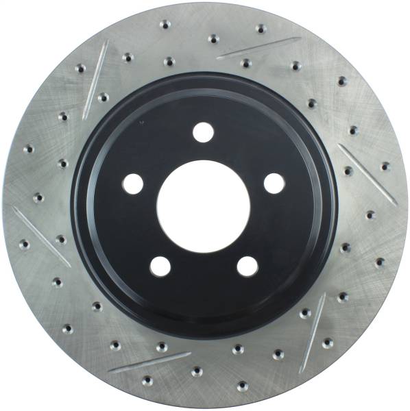 Stoptech - StopTech Sport Drilled/Slotted Brake Rotor Front Right 127.61045R