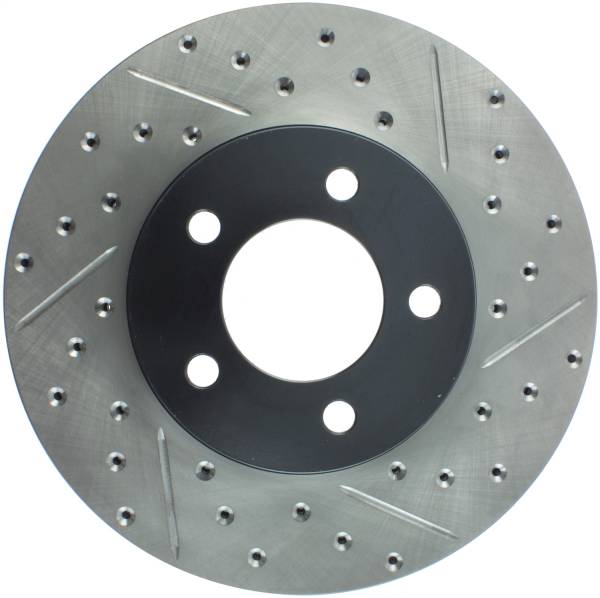 Stoptech - StopTech Sport Drilled/Slotted Brake Rotor Front Left 127.61051L