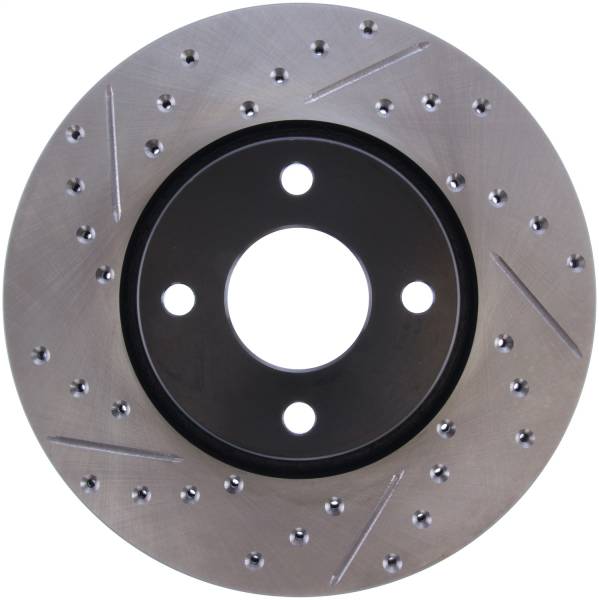 Stoptech - StopTech Sport Drilled/Slotted Brake Rotor Front Right 127.61056R