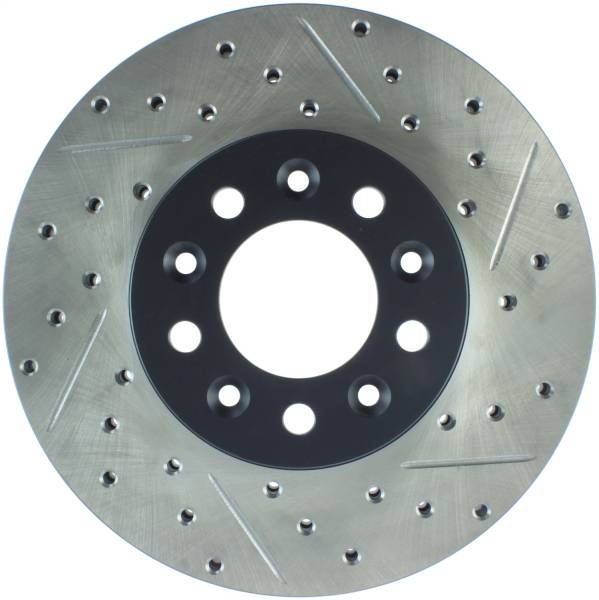 Stoptech - StopTech Sport Drilled/Slotted Brake Rotor Front Left 127.61057L