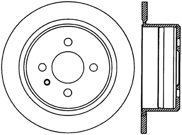 StopTech - StopTech Sport Cryo Drilled/Slotted Brake Rotor; Rear Left