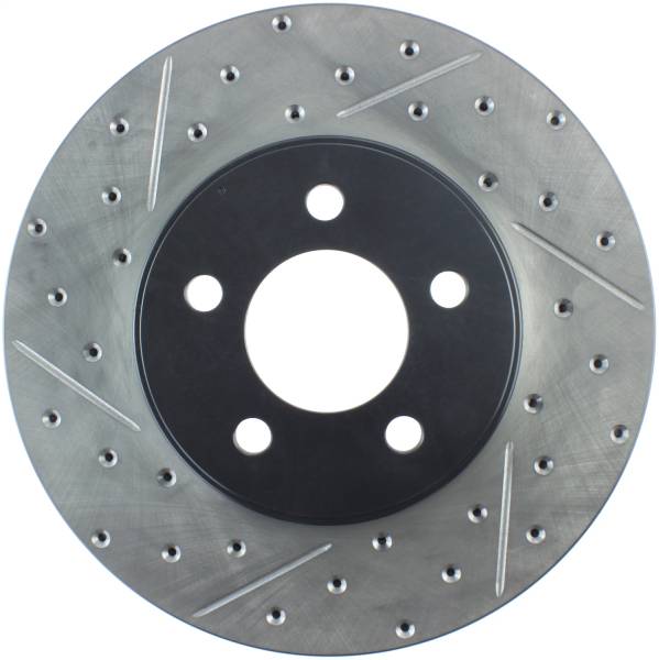 Stoptech - StopTech Sport Drilled/Slotted Brake Rotor Front Right 127.61072R