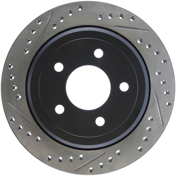 Stoptech - StopTech Sport Drilled/Slotted Brake Rotor Rear Right 127.61073R