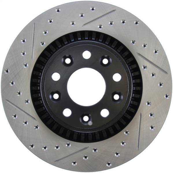 Stoptech - StopTech Sport Drilled/Slotted Brake Rotor; Front Right