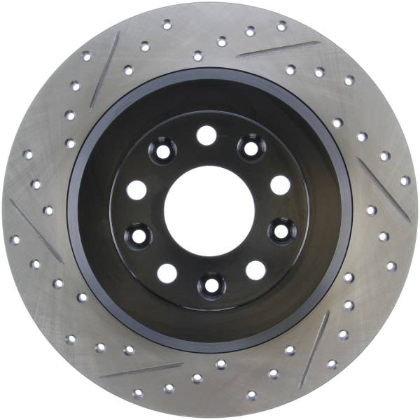 Stoptech - StopTech Sport Drilled/Slotted Brake Rotor Rear Right 127.61081R