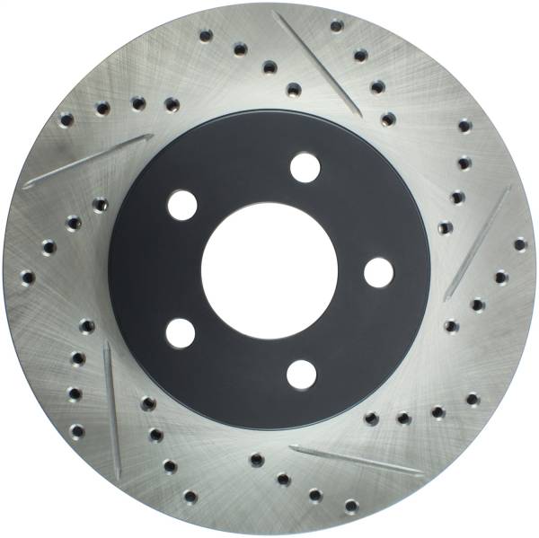 Stoptech - StopTech Sport Drilled/Slotted Brake Rotor Front Left 127.61085L