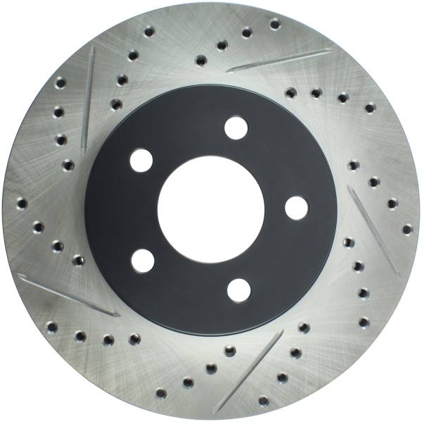 Stoptech - StopTech Sport Drilled/Slotted Brake Rotor Front Right 127.61085R