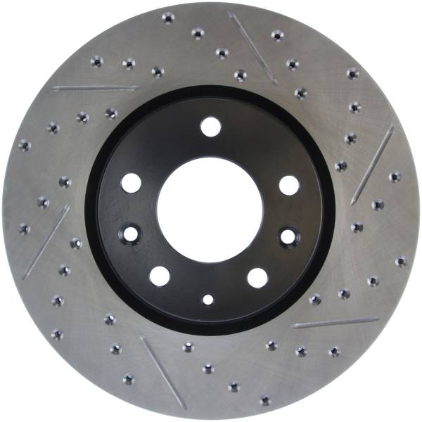 Stoptech - StopTech Sport Drilled/Slotted Brake Rotor Front Left 127.61088L