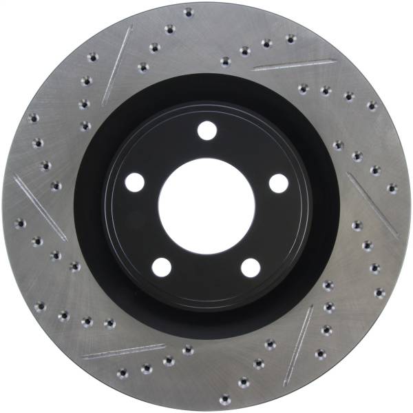 Stoptech - StopTech Sport Drilled/Slotted Brake Rotor; Front Right