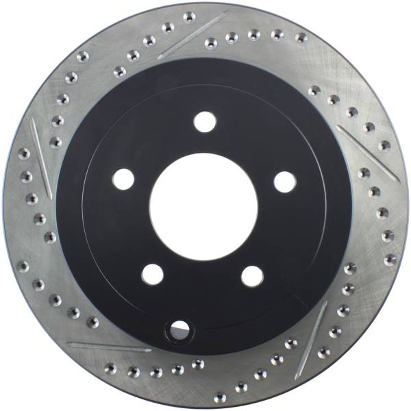 Stoptech - StopTech Sport Drilled/Slotted Brake Rotor; Rear Right