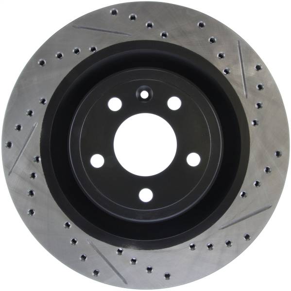 Stoptech - StopTech Sport Drilled/Slotted Brake Rotor Front Left 127.61098L