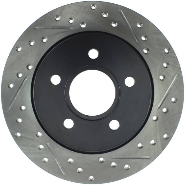 Stoptech - StopTech 12-15 Ford Focus w/ Rear Disc Brakes Rear Left Slotted & Drilled Rotor - 127.61099L