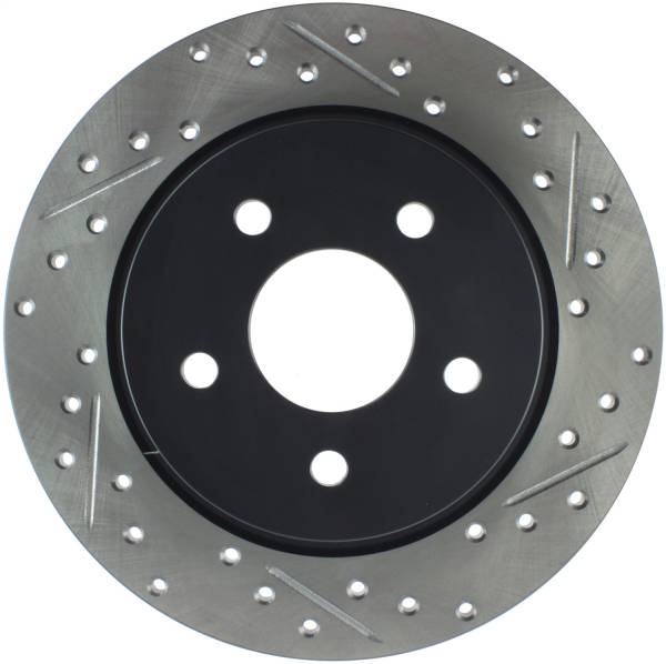 Stoptech - StopTech Sport Drilled/Slotted Brake Rotor Rear Left 127.61101L