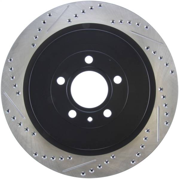 Stoptech - StopTech Sport Drilled/Slotted Brake Rotor; Rear Right