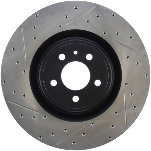 Stoptech - StopTech Sport Drilled/Slotted Brake Rotor; Front Right