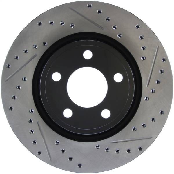 Stoptech - StopTech Sport Drilled/Slotted Brake Rotor Front Left 127.61112L