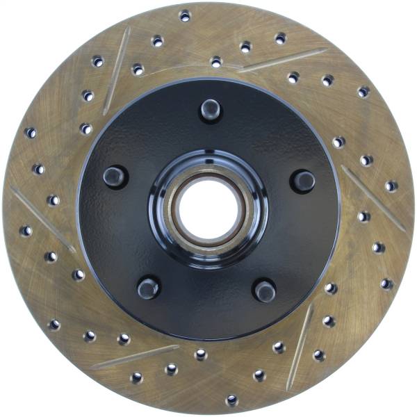 Stoptech - StopTech Sport Drilled/Slotted Brake Rotor Front Right 127.62000R