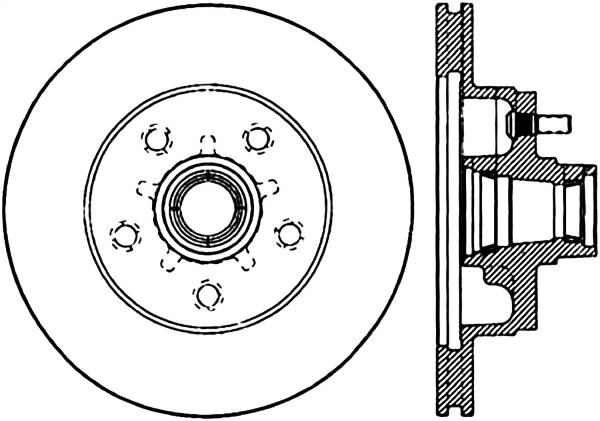 Stoptech - StopTech Sport Cryo Drilled/Slotted Brake Rotor Front Left 127.62003CL