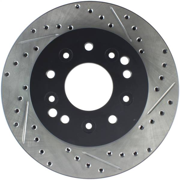 Stoptech - StopTech Sport Drilled/Slotted Brake Rotor Front and Rear Left 127.62007L